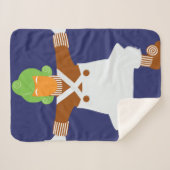 Oompa Loompa Arms Out Sherpadecke (Vorderseite (Horizontal))