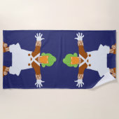 Oompa Loompa Arms Out Strandtuch (Vorderseite)