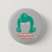 Oompa Loompa Hair Graphic Button (Vorderseite)