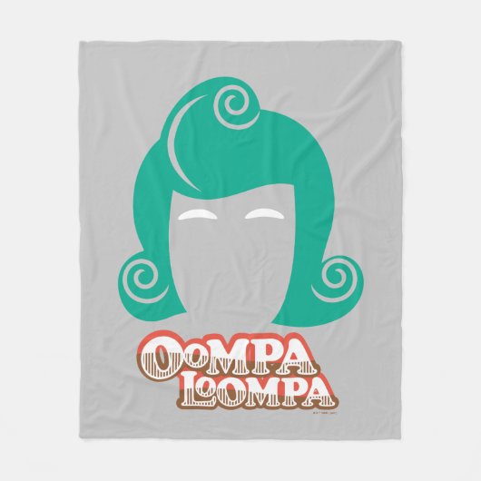 Oompa Loompa Hair Graphic Fleecedecke (Vorderseite)