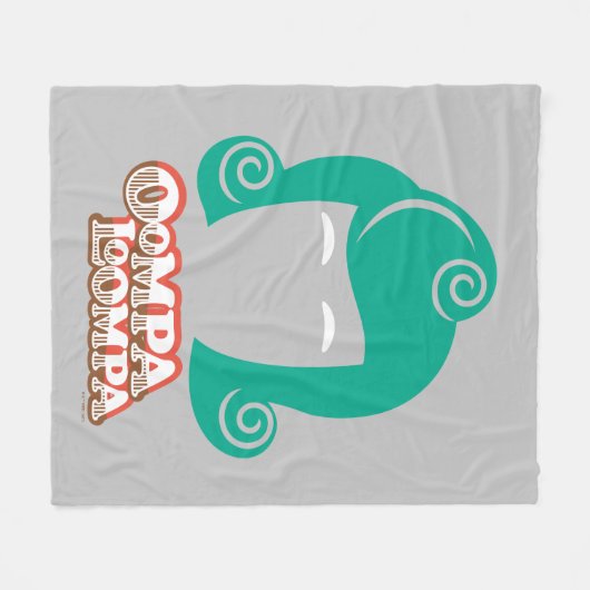 Oompa Loompa Hair Graphic Fleecedecke (Vorderseite (Horizontal))