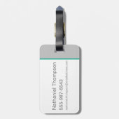 Oompa Loompa Hair Graphic Gepäckanhänger (Rückseite vertikal)