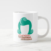 Oompa Loompa Hair Graphic Jumbo-Tasse (Rechts)