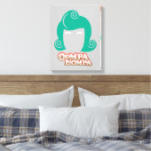 Oompa Loompa Hair Graphic Leinwanddruck (Insitu (Schlafzimmer))