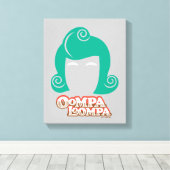 Oompa Loompa Hair Graphic Leinwanddruck (Insitu (Holzboden))