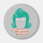 Oompa Loompa Hair Graphic Magnet (Vorne)