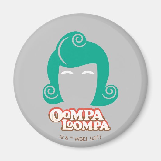 Oompa Loompa Hair Graphic Magnet (Vorne)