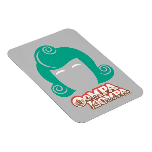 Oompa Loompa Hair Graphic Magnet (Rechte Seite)