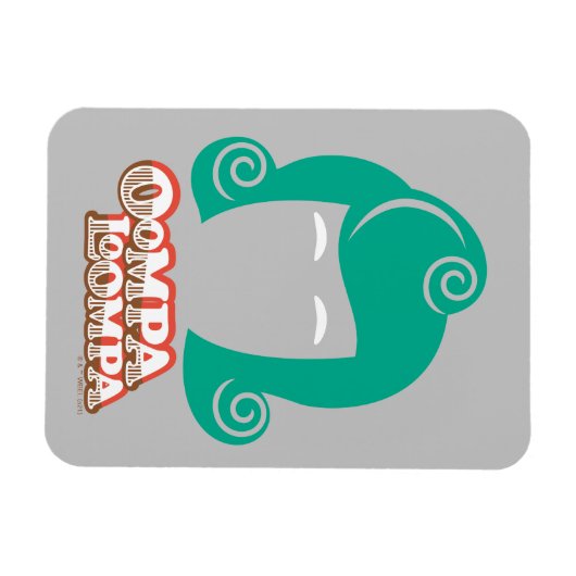 Oompa Loompa Hair Graphic Magnet (Horizontal)