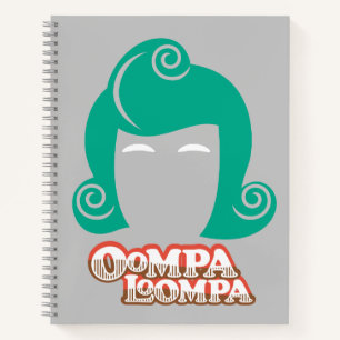 Oompa Loompa Hair Graphic Notizblock