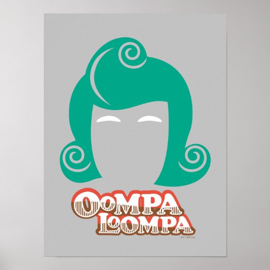 Oompa Loompa Hair Graphic Poster (Vorne)