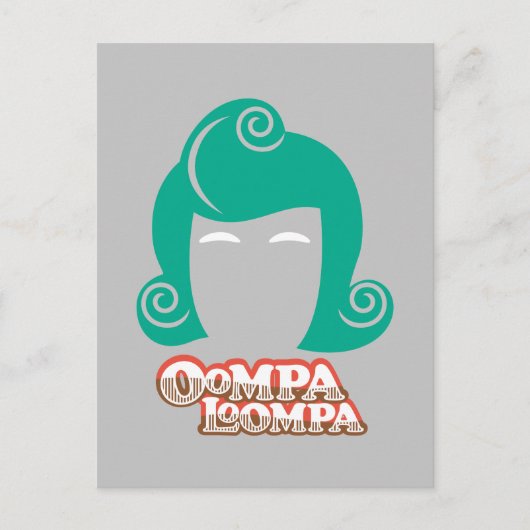 Oompa Loompa Hair Graphic Postkarte (Vorderseite)