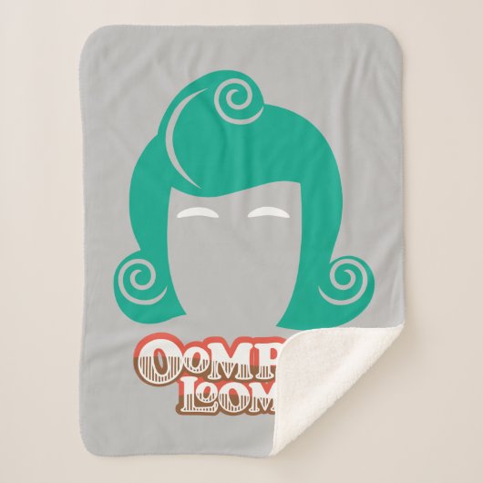 Oompa Loompa Hair Graphic Sherpadecke (Vorderseite)