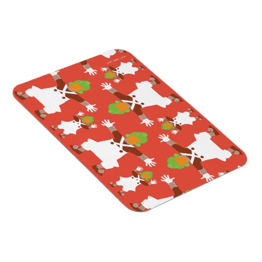 Oompa Loompa Tanzmuster Magnet (Rechte Seite)