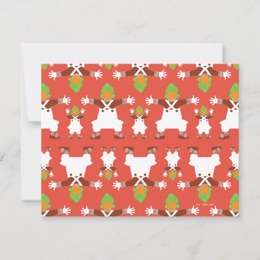 Oompa Tanzmuster Mitteilungskarte (Vorderseite)