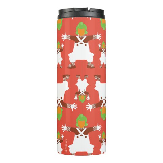 Oompa Tanzmuster Thermosbecher (Rückseite)