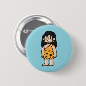 Oona Höhlenfrau Button (Vorne & Hinten)