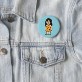 Oona Höhlenfrau Button (Beispiel)