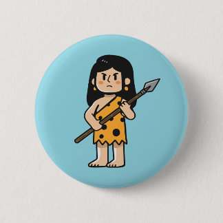 Oona Höhlenfrau Button