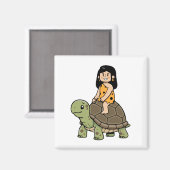 Oona und die Schildkröte Magnet (Vorderseite/Rückseite)