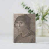 Oonalashka Frau, Alaska Postkarte (Stehend Vorderseite)