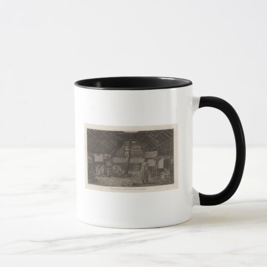 Oonalashka-Haus, Alaska Tasse (Rechts)