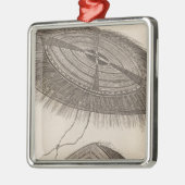 Oonalashka Kappen, Alaska Silbernes Ornament (Links)