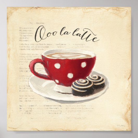 Ooo La Latte Poster (Vorne)