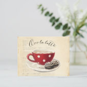 Ooo La Latte Postkarte (Stehend Vorderseite)