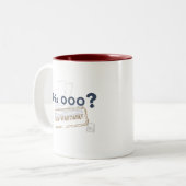 OOO? NICHT VERHANDLBAR ZWEIFARBIGE TASSE (Vorderseite Links)