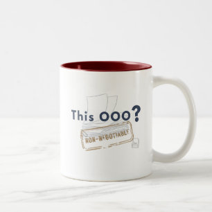 OOO? NICHT VERHANDLBAR ZWEIFARBIGE TASSE