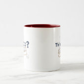 OOO? NICHT VERHANDLBAR ZWEIFARBIGE TASSE (Mittel)