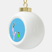 ooo verschwommen keramik Kugel-Ornament (Rechts)