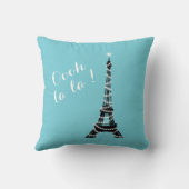 Oooh La Throw Kissen Türkisch (Rückseite)