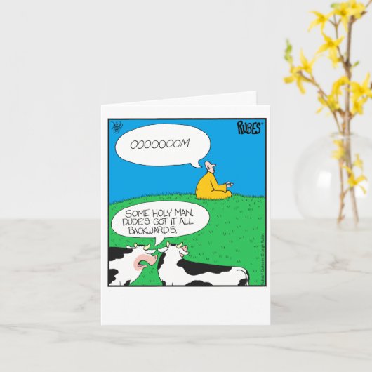 Ooomazierender Geburtstag! Karte (Gelbe Blume)