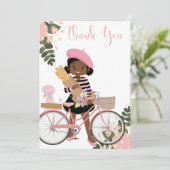 Ooooh Lala Danke-Karte (Stehend Vorderseite)