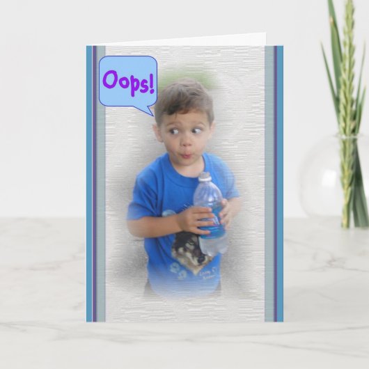 Oooops! Karte (Vorderseite)
