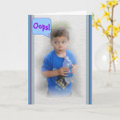 Oooops! Karte (Gelbe Blume)