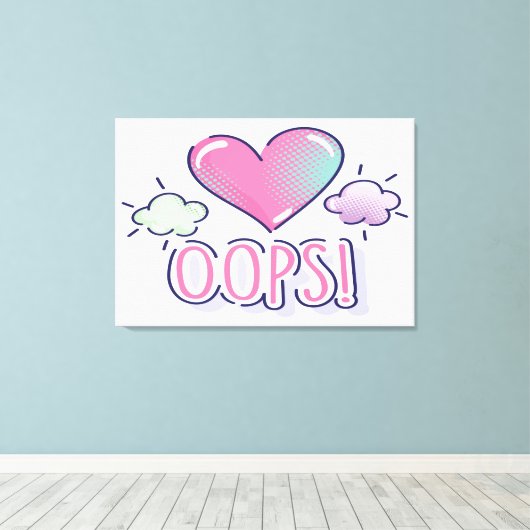 Ooops Art Leinwanddruck (Insitu (Holzboden))