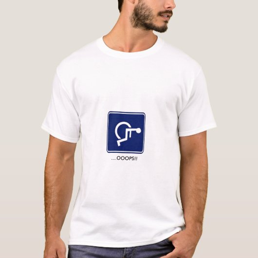 OOOPS! HANDIKAP-SHIRT T-Shirt (Vorderseite)