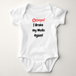 Ooops! Ich habe meine Wudu wieder kaputtgemacht! Baby Strampler