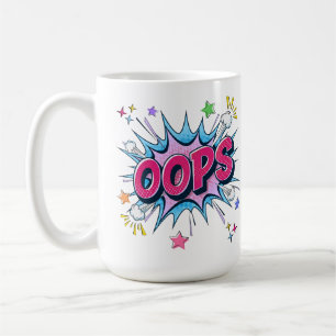 OOPS-Comic-Burst Kaffeetasse