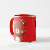 Oops! Cute Teddy Bear Mug – Funny Love Bear Design Tasse (Vorderseite Links)