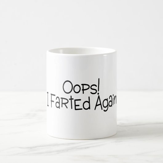 Oops Farted ich wieder Kaffeetasse (Mittel)