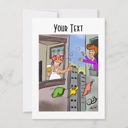 Oops - Flachnotierkarte Mitteilungskarte (Vorderseite)