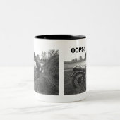 "OOPS! FUNNY FAKE MOTORBIKE ACCIDENT" TASSE (Mittel)