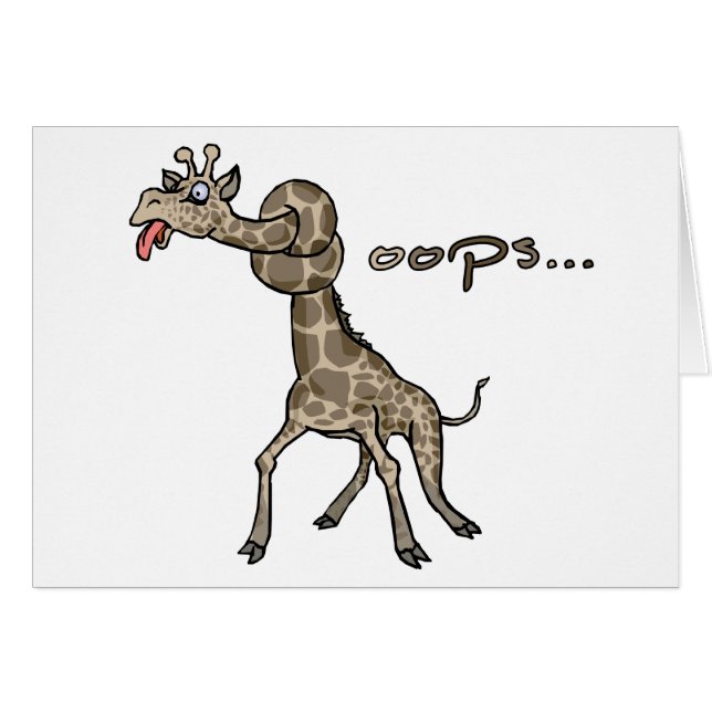 Oops… Giraffe (Vorderseite (Horizontal))