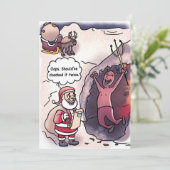 Oops Greeting Card  Feiertagskarte (Stehend Vorderseite)