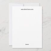 Oops Greeting Card  Feiertagskarte (Rückseite)