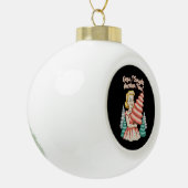 Oops I Bought Another Tree Funny Xmas Christmas Keramik Kugel-Ornament (Links)